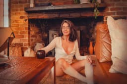 Thea relaxing in her private erotic massage studio in Collingwood VIC Thea relaxing in her private erotic massage studio in Collingwood VIC